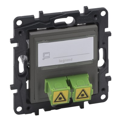 Niloe Step серый Розетка Optika SC/APC