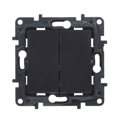 Niloe Step чёрный Переключатель 1+1