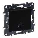 Niloe Step чёрный Звонковая кнопка with с подсветкой bell symbol