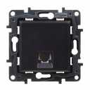 RJ11 SOCKET BLACK