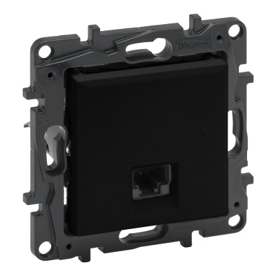 RJ45 socket Niloe Step category 5e UTP black