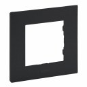 Niloe Step Рамка 1 местная Dark grey