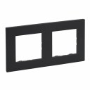 Niloe Step Рамка 2 местная Dark grey