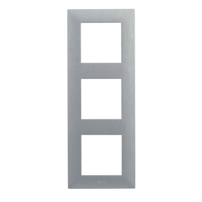 Niloe Step Рамка 3 местная Brushed Aluminium