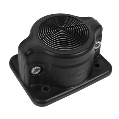 Gum.ievada plāksne MC-1x8-67mm. melna