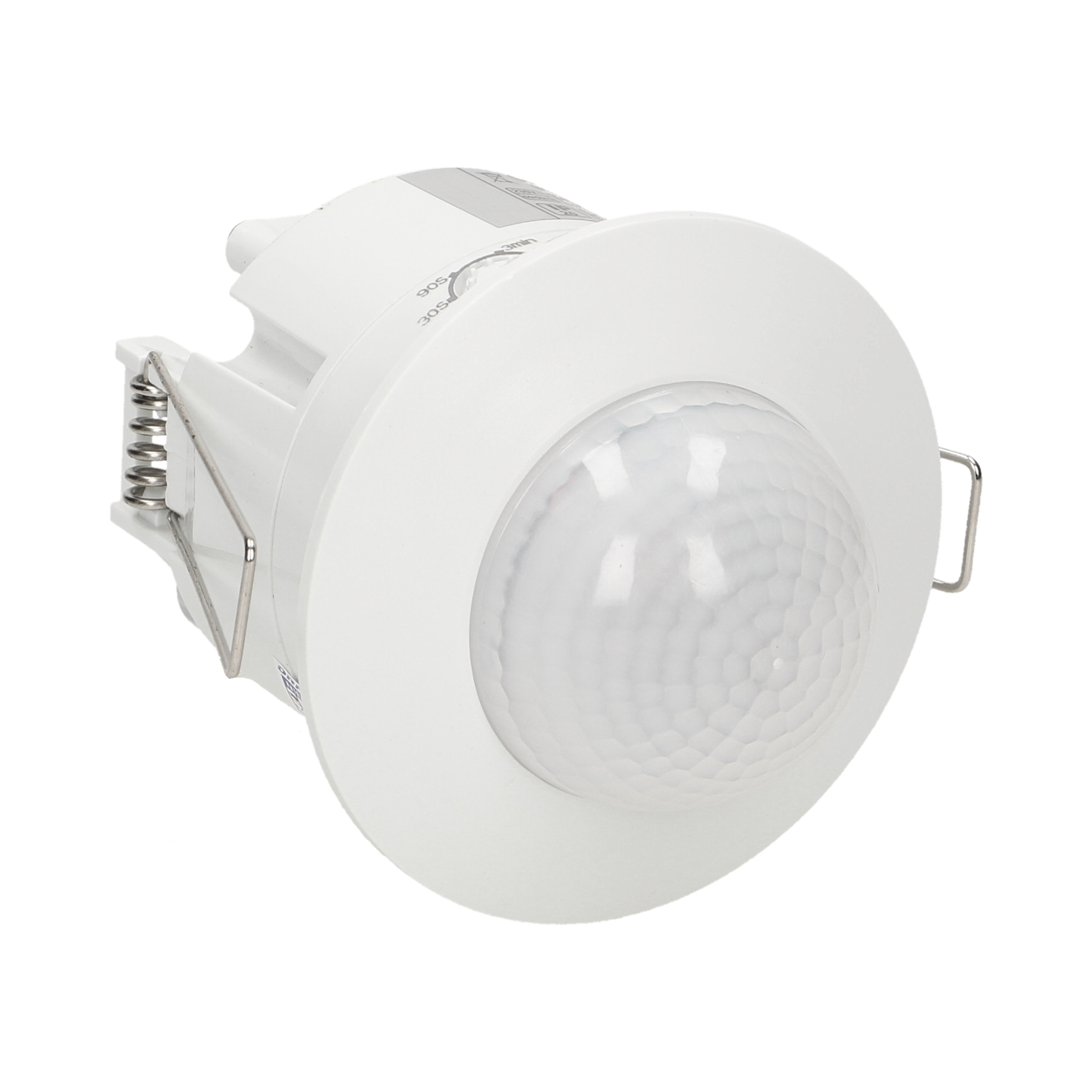 ALIO PRO MF-360-12HW kustības sensors, zemapmetuma, 360 grādi, 12m diametrs, IP20, 1200W