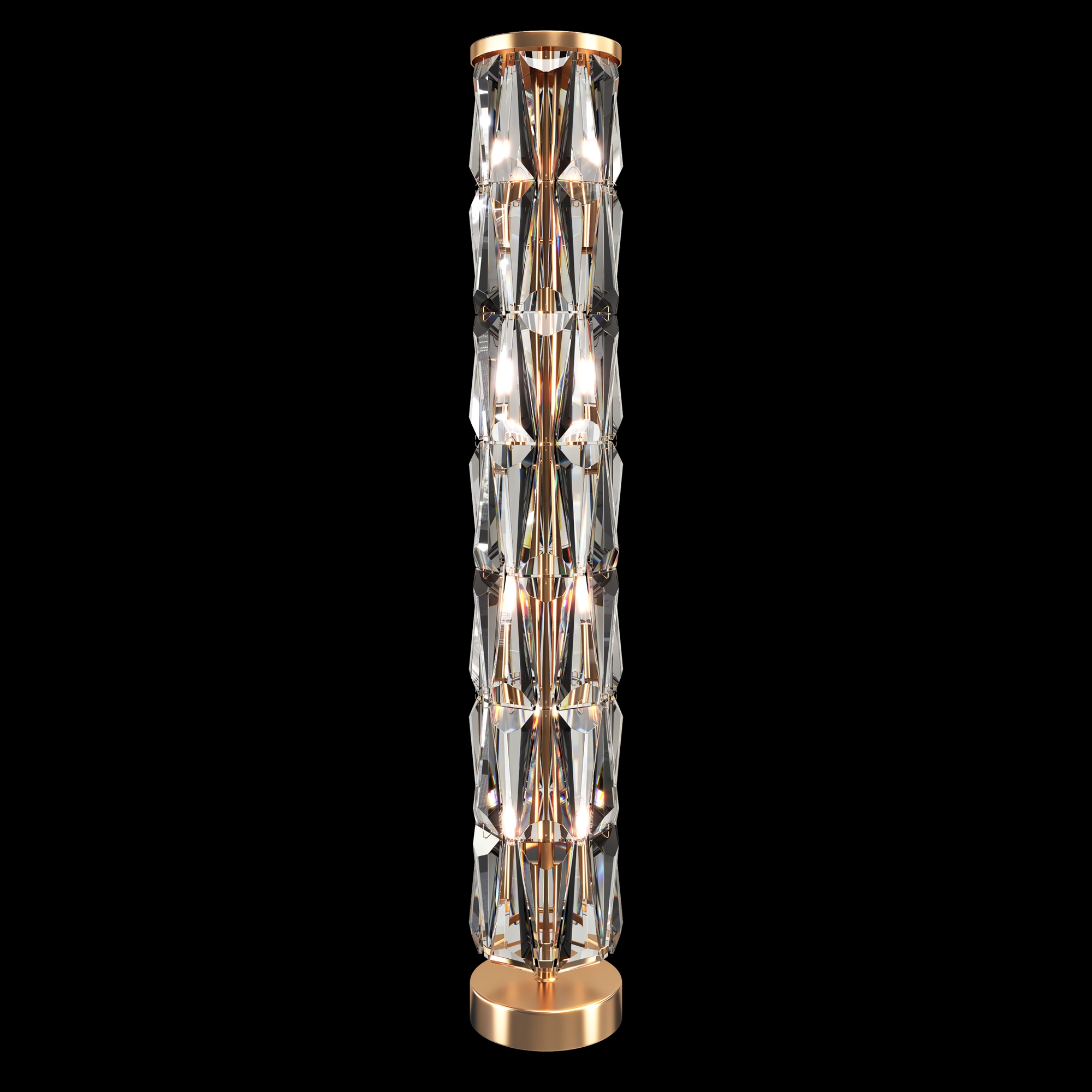 Maytoni Puntes Grīdas lp. 8xE14 60W (dimmable) Gold (Stainless Steel) (h1265; d200)