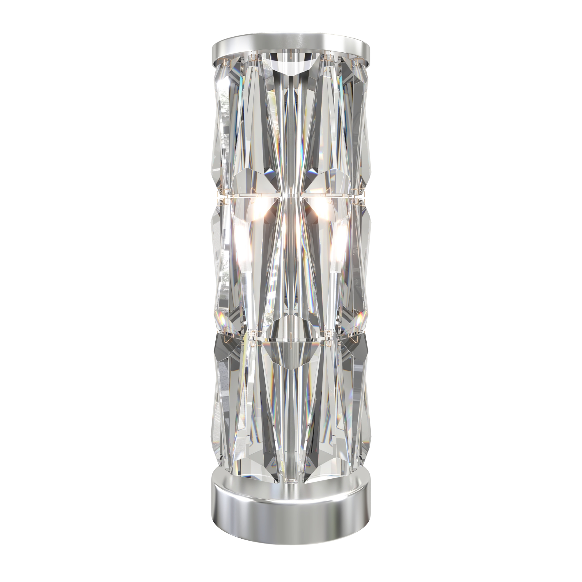 Maytoni Puntes Galda lampa 2xE14 60W Chrome (Stainless Steel) (h580; d200)
