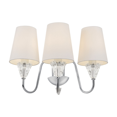 Maytoni Florero Sienas lampa 3xE14 40W Chrome no Metal Augstums - 280