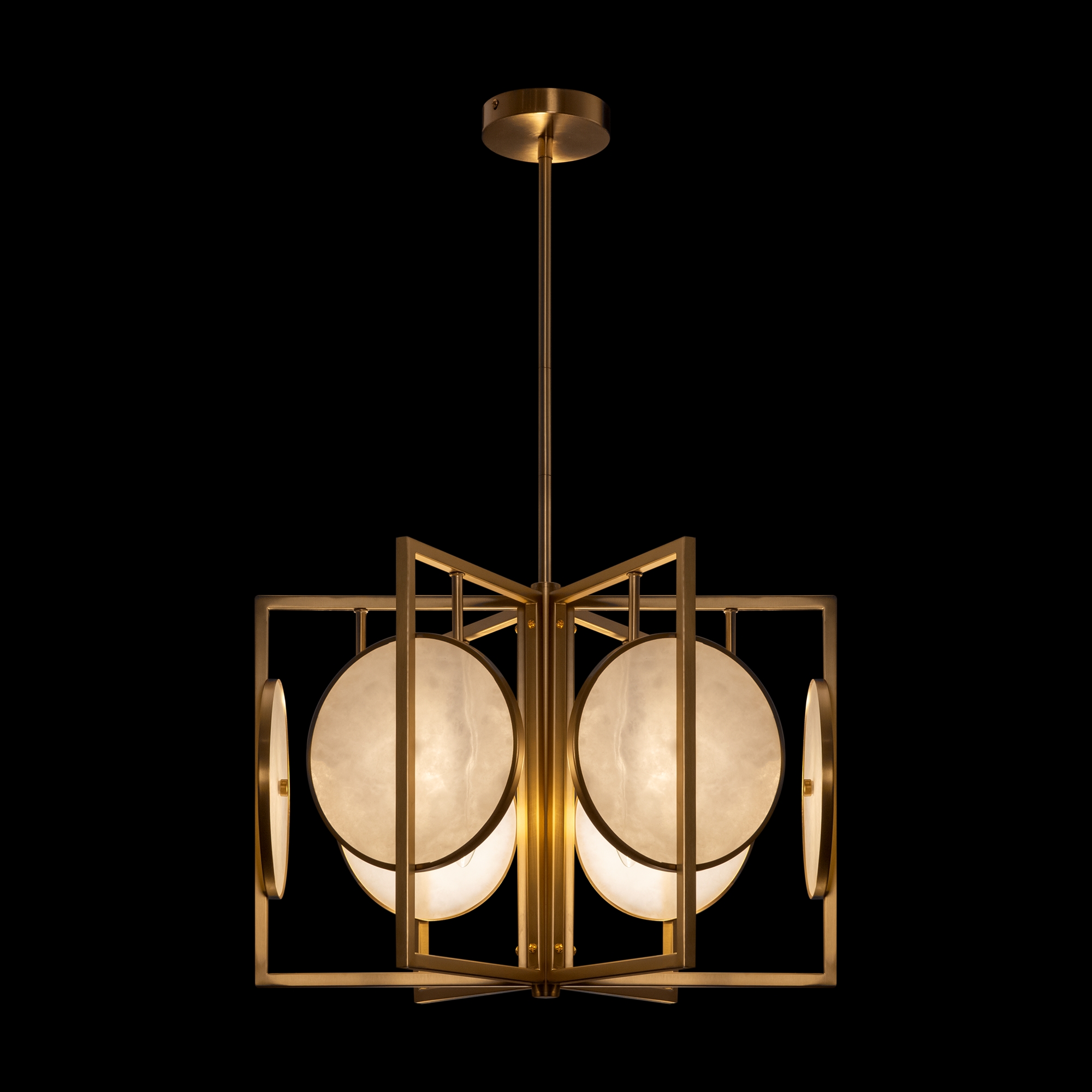 Maytoni Marmo Piekaramā lampa 6xE14 40W Gold no Metal Augstums - 375, diametrs -517