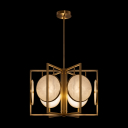 Maytoni Marmo Piekaramā lampa 6xE14 40W Gold no Metal Augstums - 375, diametrs -517