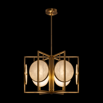 Maytoni Marmo Piekaramā lampa 6xE14 40W Gold no Metal Augstums - 375, diametrs -517
