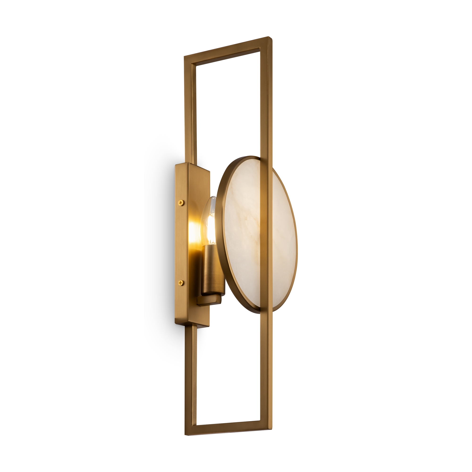 Maytoni Marmo Sienas lampa 1xE14 40W Gold no Metal Augstums - 480