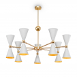 Maytoni Vesper Piek. lp. 14xE14 40W White with Gold (Metal) (h320; d910)