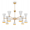 Maytoni Vesper Piekaramā lampa 14xE14 40W White with Gold (Metal) (h320; d910)