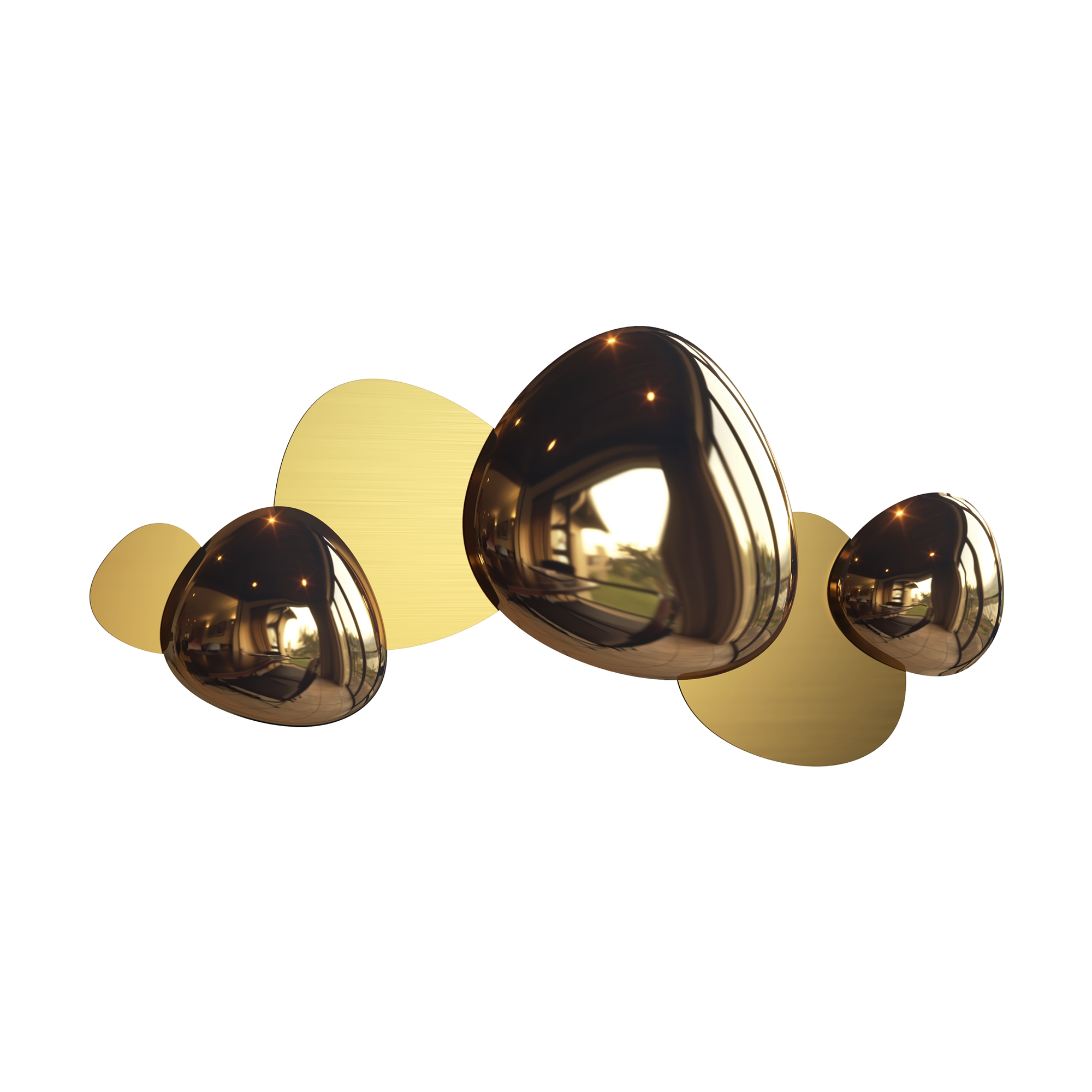 Maytoni Jack-stone Sienas lampa 13W 3000K 550lm Gold no Stainless Steel Augstums - 371