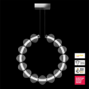 Maytoni Amulet Piek. lp. 23W 4000K 700lm Chrome (Metal and Glass) (h500; d525)