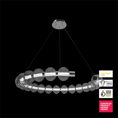 Maytoni Amulet Piek. lp. 26W 4000K 800lm Chrome (Metal and Glass) (h90; d740)