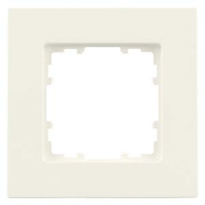 DELTA miro Frame 1-fold Color titanium white Dimensions 90x 90 mm