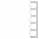 DELTA line, aluminum-metallic frame 5-fold, 364x 80 mm