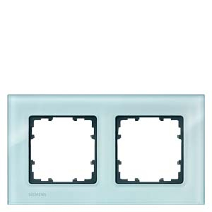 DELTA miro Frame 2-fold Authentic material glass crystal green Dimensions 161x 90 mm