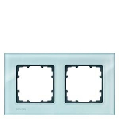 DELTA miro Frame 2-fold Authentic material glass crystal green Dimensions 161x 90 mm