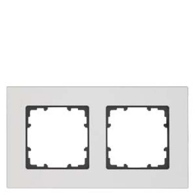 DELTA miro aluminum Frame 2-fold Authentic material aluminum natural Dimensions 161x 90 mm