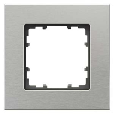 DELTA miro aluminum Frame 1-fold Authentic material aluminum natural Dimensions 90x 90 mm