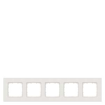 DELTA miro Frame 5-fold Color titanium white Dimensions 374x 90 mm