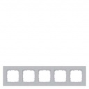 DELTA miro Frame 5-fold Color aluminum metallic Dimensions 374x 90 mm