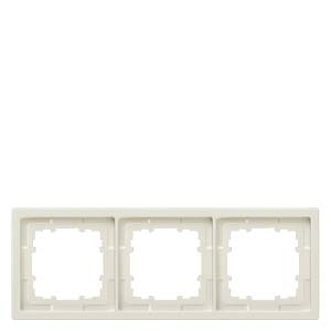 DELTA style. titanium white frame 3-fold. 224x 82 mm