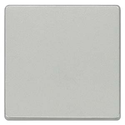 DELTA i-system aluminum-metallic Rocker switch for universal switch Change/off for intermediate and OFF switch for neutral pushbutton, 55x 55 mm