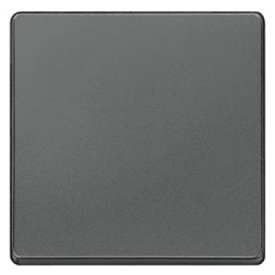 DELTA i-system carbon metallic Rocker switch for universal switch Change/off for intermediate and OFF switch for neutral pushbutton, 55x 55 mm