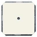 DELTA profil, silver blanking plate, 65x 65 mm