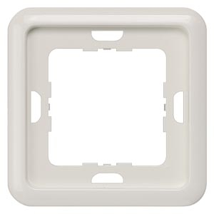 DELTA profil, titanium white frame 1-fold, 80x 80 mm