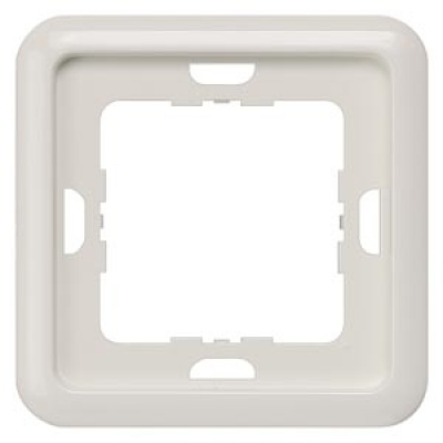 DELTA profil, titanium white frame 1-fold, 80x 80 mm