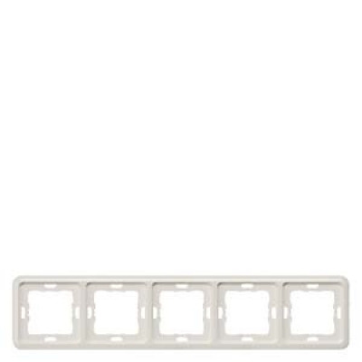 DELTA profil, silver frame 5-fold, 364x 80 mm