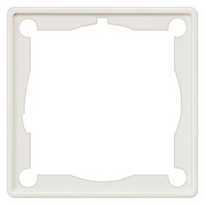 DELTA line, titanium white intermediate frame 55x 55 mm for devices with central plate 51x 51 mm