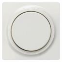 DELTA i-system titanium white Cover plate for dimmer with rotary knob 55x 55 mm
