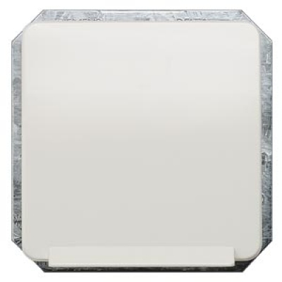 DELTA profil, titanium white SCHUKO socket outlet 10/16 A 250 V With screwless Connection terminals with spring flap Cover plate 65x 65 mm