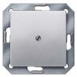 DELTA i-system aluminum-metallic blanking plate, 55x 55 mm