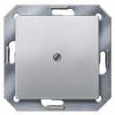 DELTA i-system aluminum-metallic blanking plate, 55x 55 mm