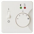 DELTA STYLE, TITANIUM WHITE ROOM TEMP. CONTROLLER COVER DIRECT FLOOR HEATING, 68X68MM