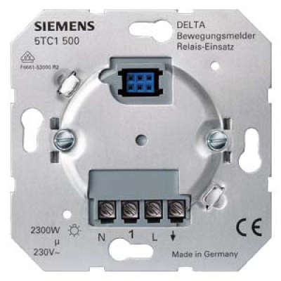 DELTA i-system Motion detector relay insert 230 V 50/60 Hz max. 2300 W 3L connection method