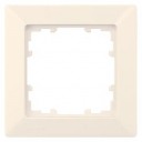 DELTA line, electrical white frame 1-fold, 80x 80 mm