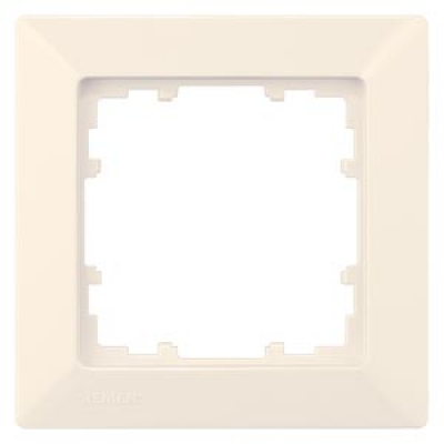 DELTA line, electrical white frame 1-fold, 80x 80 mm