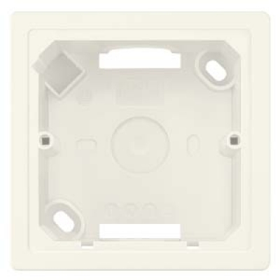 DELTA line Surface-mounting enclosure, 1 x electrical white