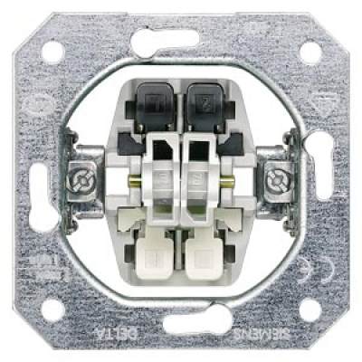 DELTA pushbutton device insert, UP double pushbutton, 2 NO 10A 250V