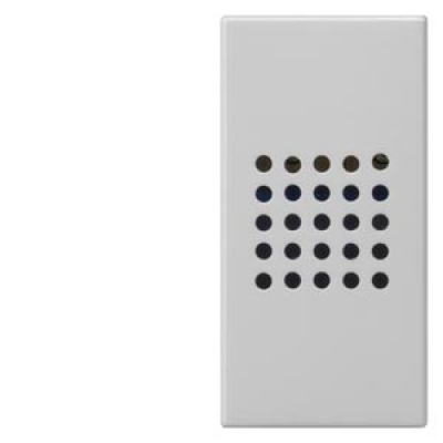 DELTA m-system Buzzer 230 V 50/60 Hz, 80 dB (A) Adjustable loudness level titanium white