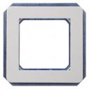 DELTA profil, titanium white Module rack, double incl. intermediate frame Screw mounting